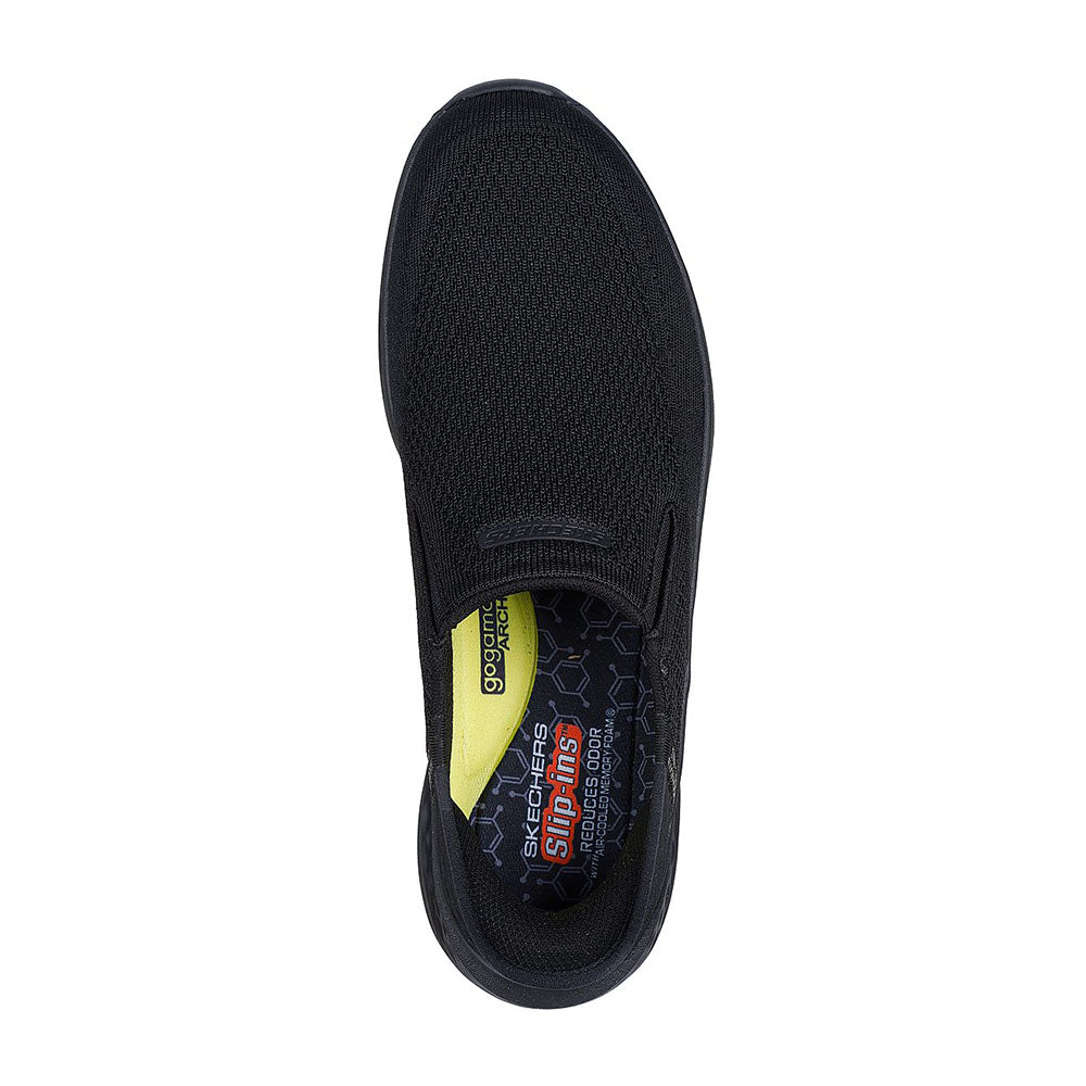 Men's skechers relaxed fit memory foam slip on best sale