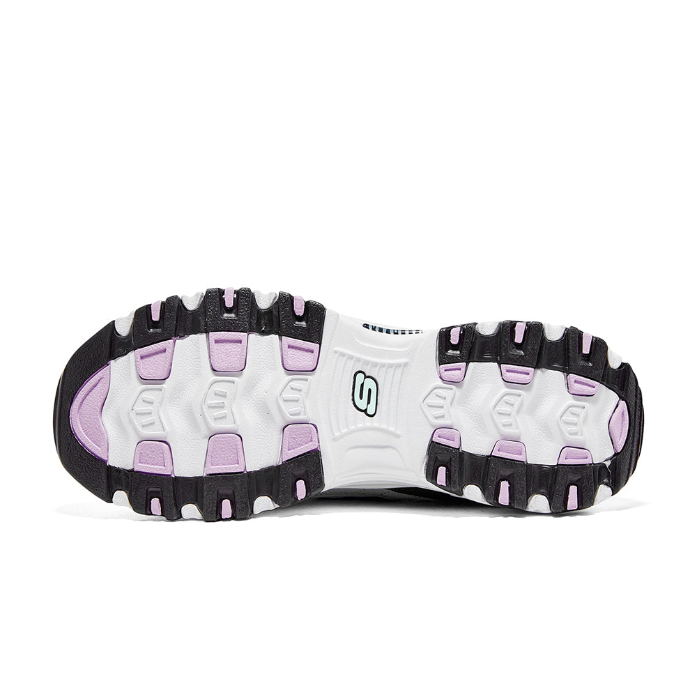 Skechers Women D'Lites 1.0  Black/Purple Shoes – Skechers Malaysia Online  Store