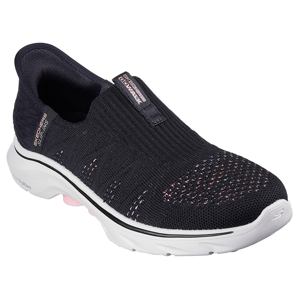 Skechers Women Slip-Ins GOwalk 7 | Navy/Multi Shoes – Skechers Malaysia