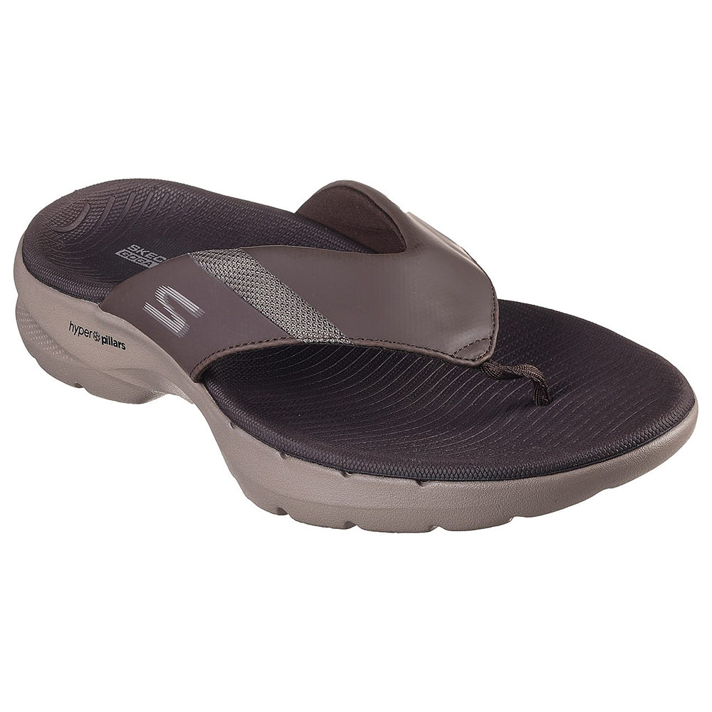 Skechers Men On-The-GO GOwalk 6 | Chocolate Walking Sandals – Skechers ...