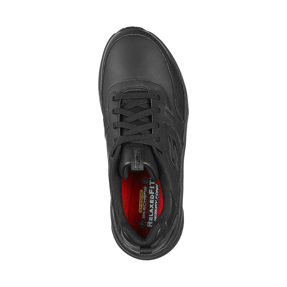 Skechers Women Work D'Lux Walker Slip Resistant | Black Work Shoes ...