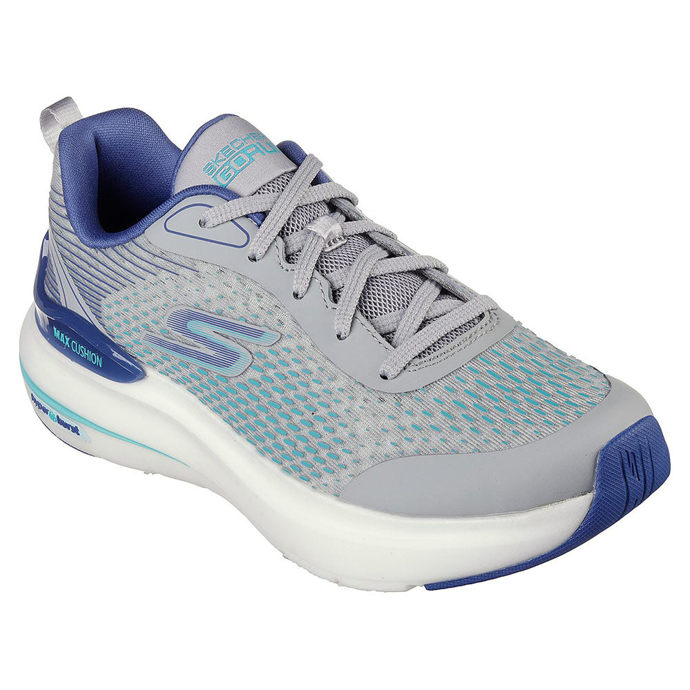 Skechers Women Max Cushioning Hyper Burst Nvy Lavendar Shoes