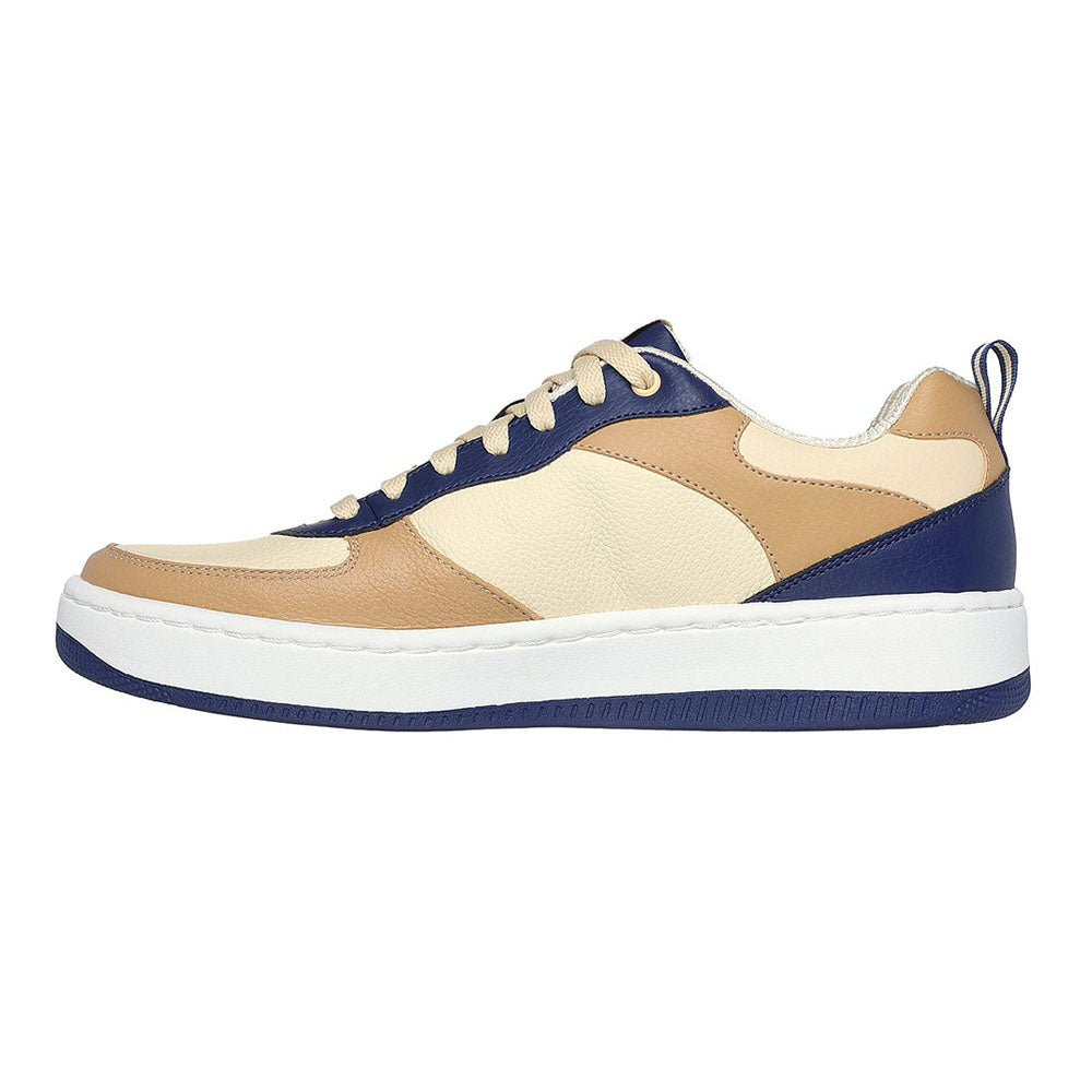 Skechers Men Sport Court 92 | Tan/Navy Shoes – Skechers Malaysia