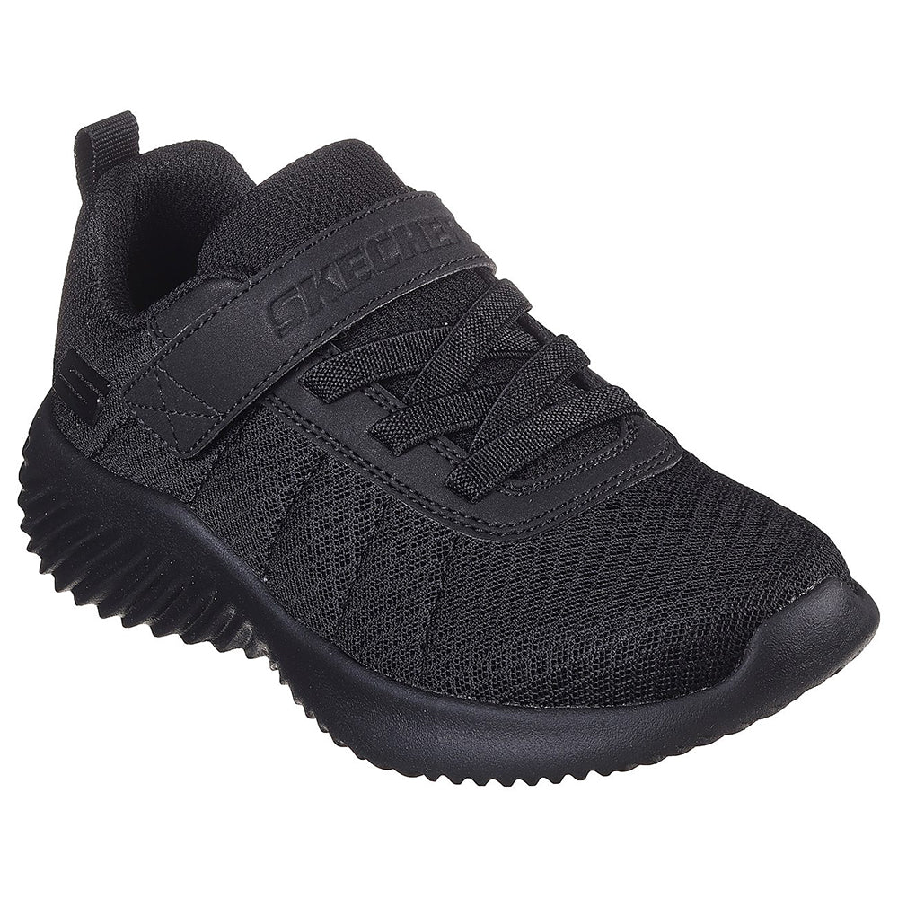 skechers boys black shoes